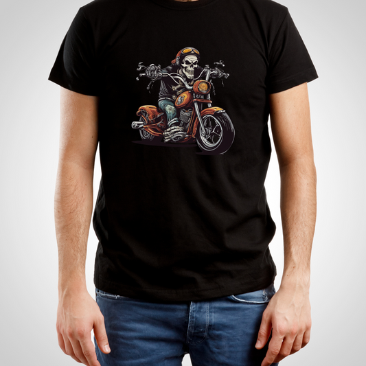 Motorcycle Skull Ride or Die  Short Sleeve Shirt