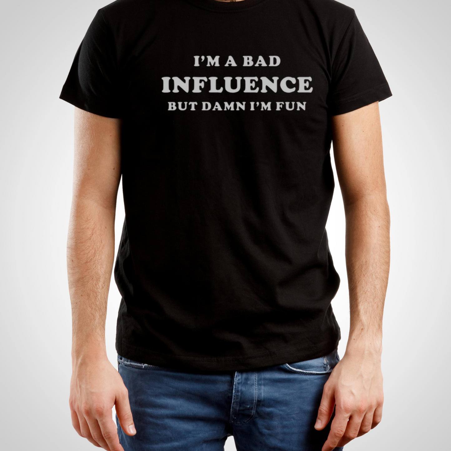 I'm a Bad Influence Short Sleeve Shirt