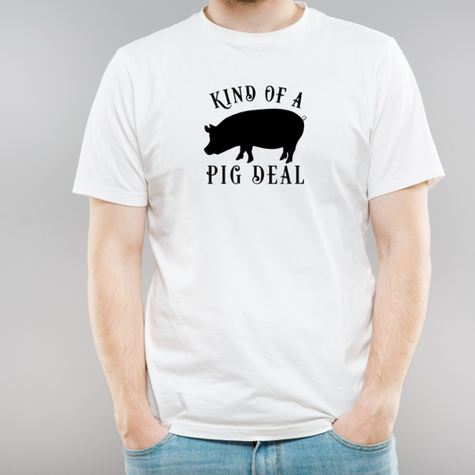 Kind of a Pig Deal Tape Short Sleeve Shirt