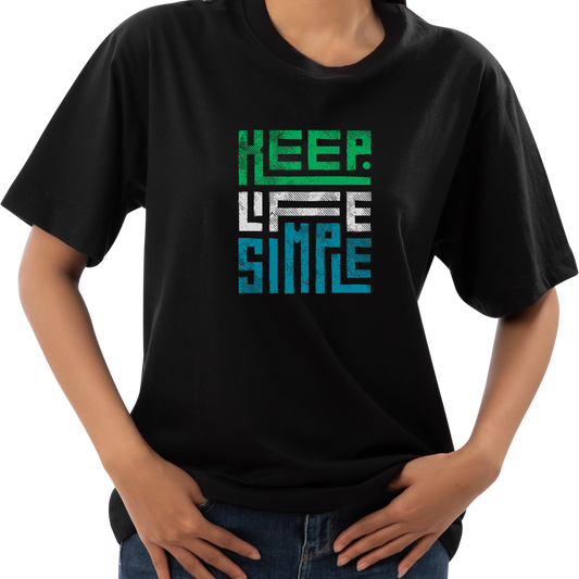 Keep Life Simple Short Sleeve Shirt