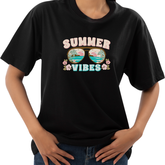 Glasses Summer Vibes Short Sleeve Shirt