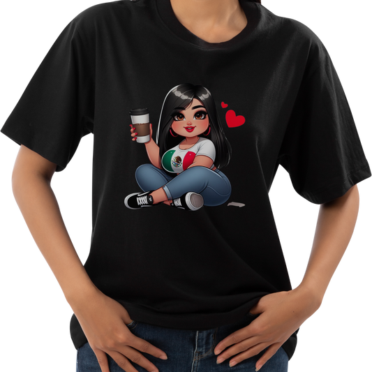 Mexican Girl Short Sleeve Shirt