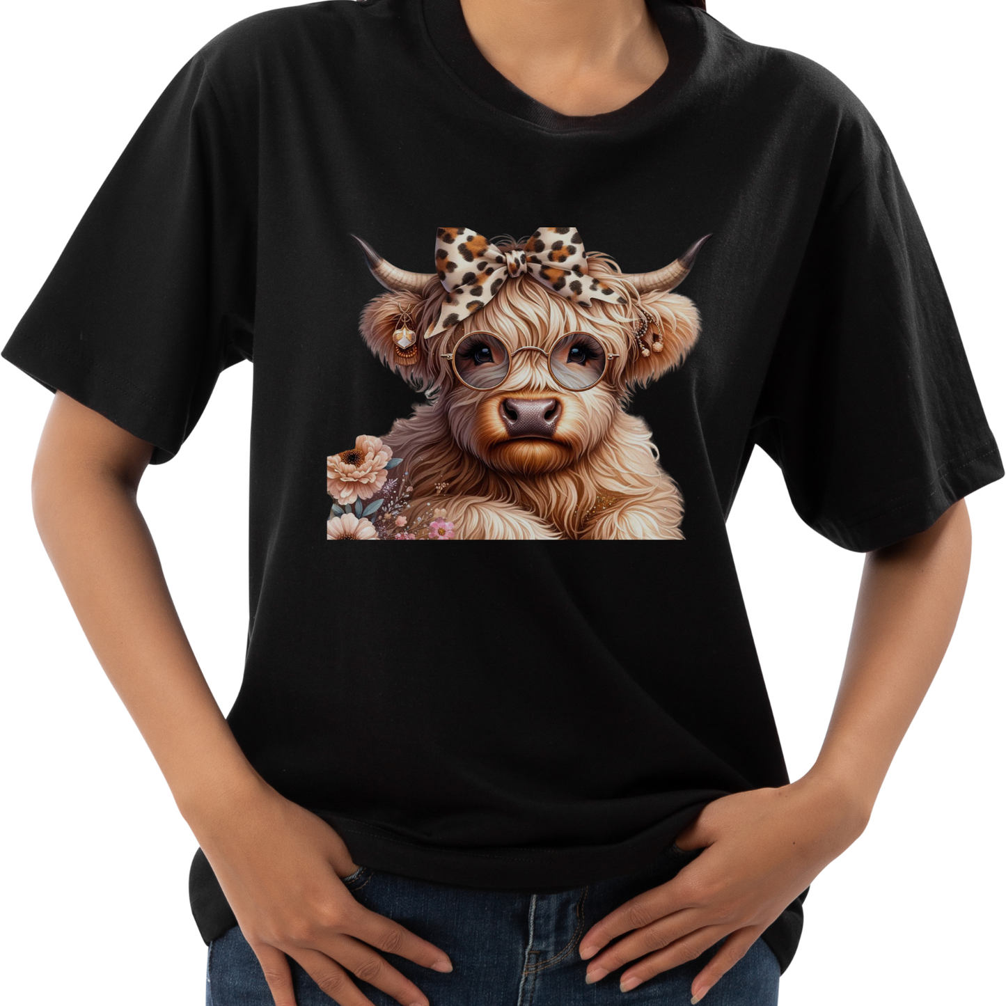 Highland Cow Short Sleeve Shirt