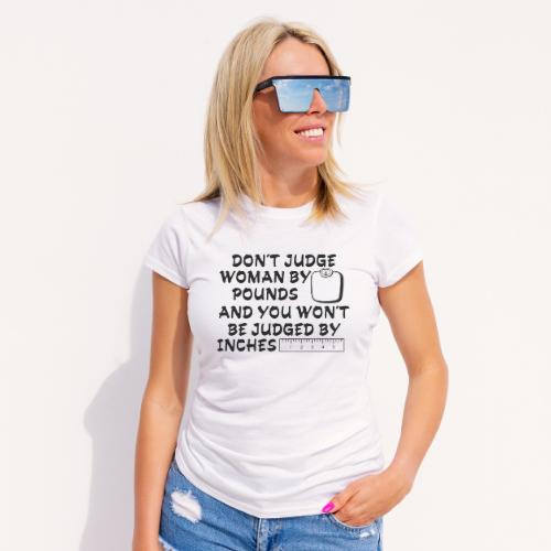 Don't Judge by Pounds Short Sleeve Shirt