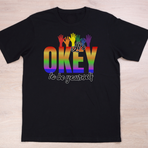 Pride It's Ok to be Yourself Short Sleeve Shirt