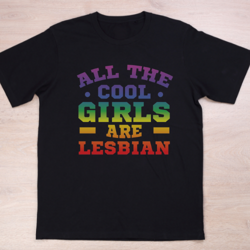 Pride All The Cool Girls Short Sleeve Shirt